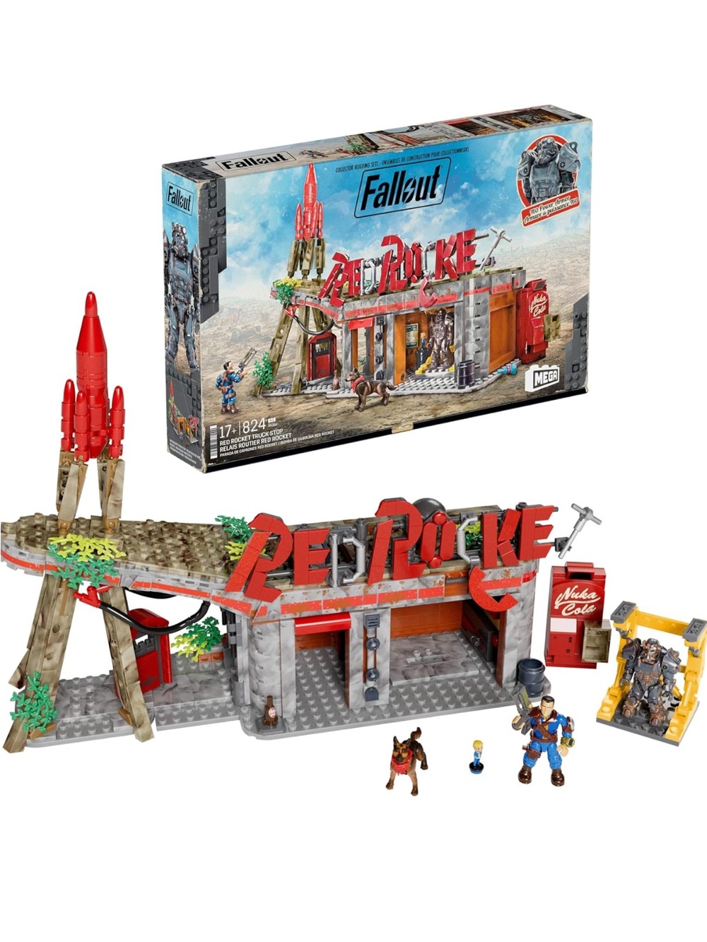 MEGA Fallout Red Rocket Building Playset